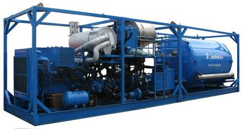 Nitrogen skid pumps