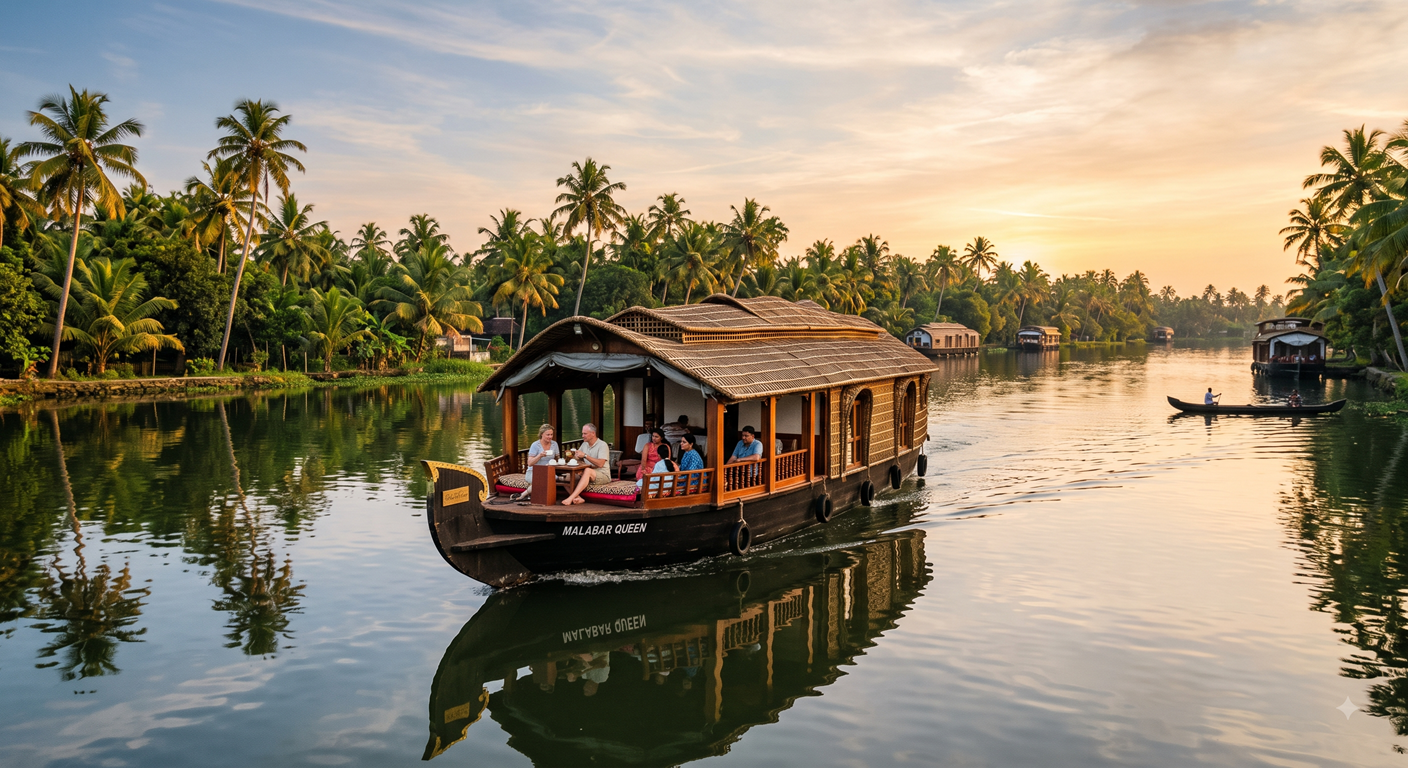 Alleppey Backwaters Family Trip