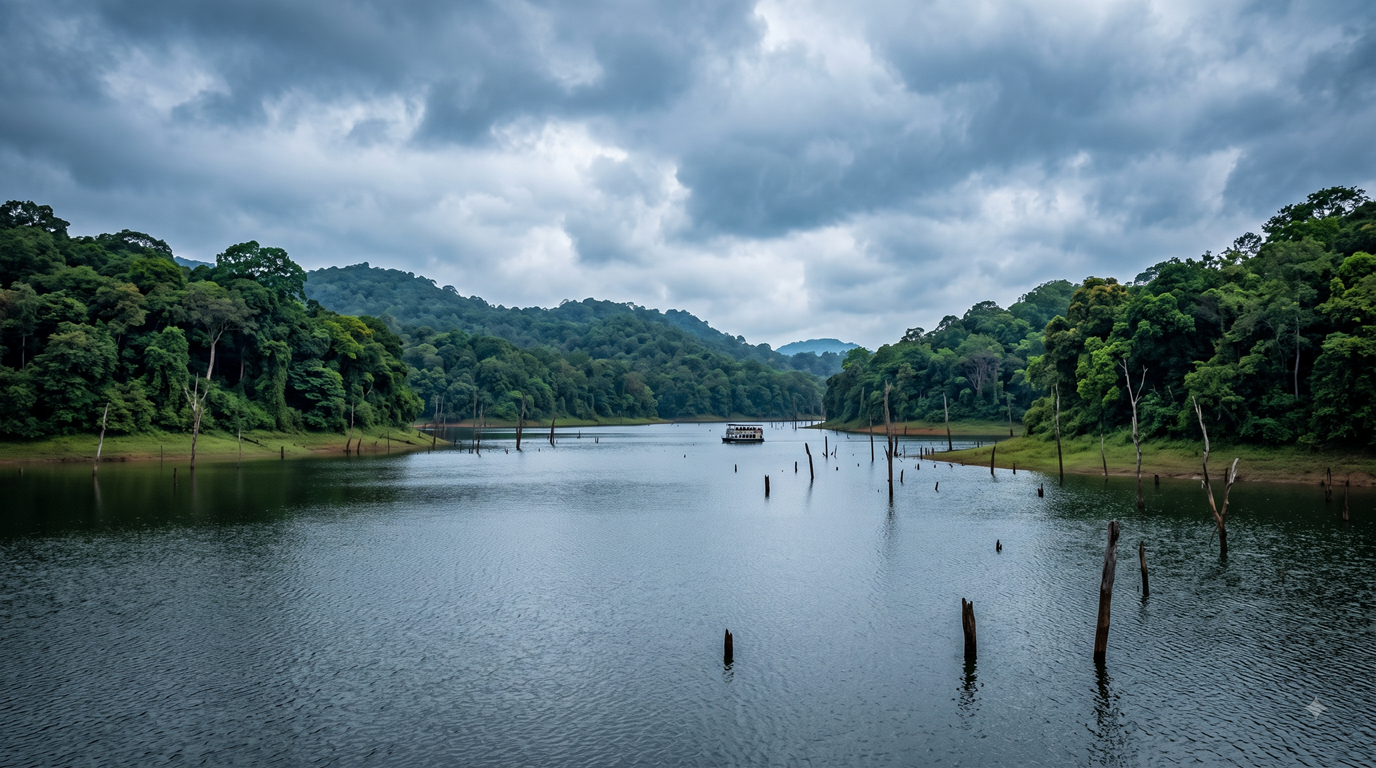 Thekkady Jungle Safari Route